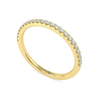 Celeste Micro Pavé Band – Extra Slim