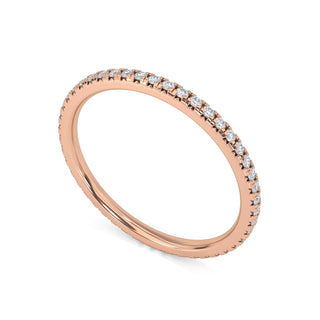 Silhouette Micro Pavé Band – Extra Slim