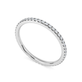Silhouette Micro Pavé Band – Extra Slim