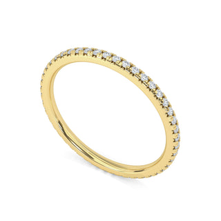 Silhouette Micro Pavé Band – Extra Slim