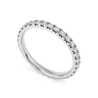 Silhouette Micro Pavé Band – Fine