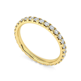 Silhouette Micro Pavé Band – Fine