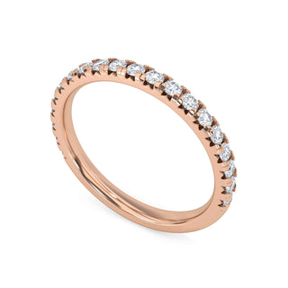 Halfline Pavé Band – Fine
