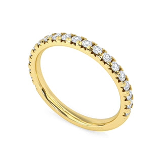 Halfline Pavé Band – Fine