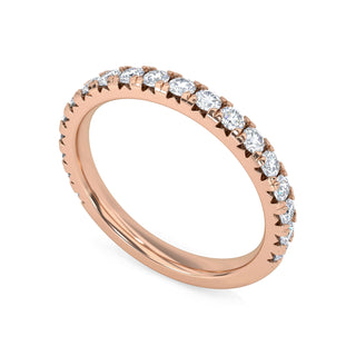 Halfline Pavé Band – Medium