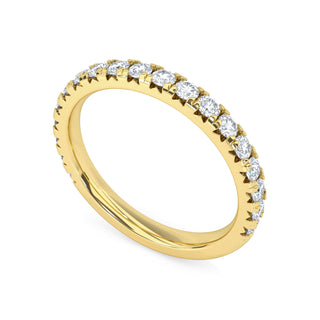 Halfline Pavé Band – Medium
