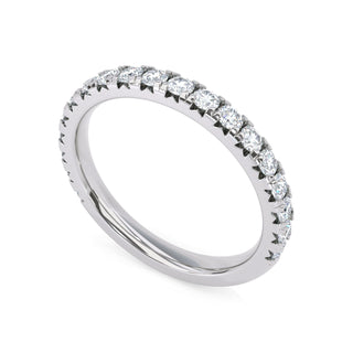 Halfline Pavé Band – Medium
