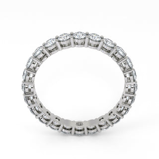 Round Cut Shared Prong Eternity Diamond Band