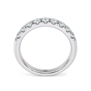Round Cut Classic Pavé Band – Medium