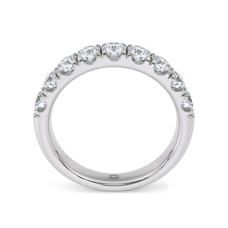 Round Cut Classic Pavé Band – Large