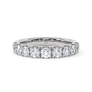 Round Cut Classic Pavé Band – Large