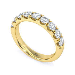 Round Cut Classic Pavé Band – Large