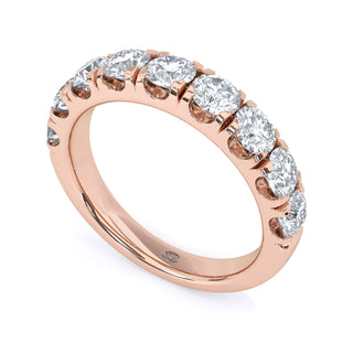 Round Cut Classic Pavé Band – Extra Large