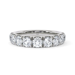 Round Cut Classic Pavé Band – Extra Large