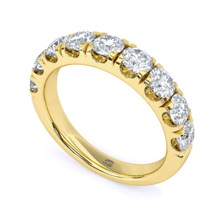 Round Cut Classic Pavé Band – Extra Large