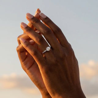 Channel Edge Round Engagement Ring 3.0 ct