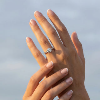 Channel Edge Round Engagement Ring 5.0 ct