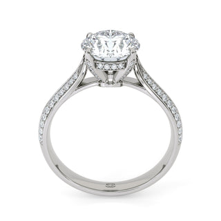 Split Arc Round Engagement Ring 1.5 ct