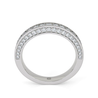 Twin Channel Diamond Band – Extra Large