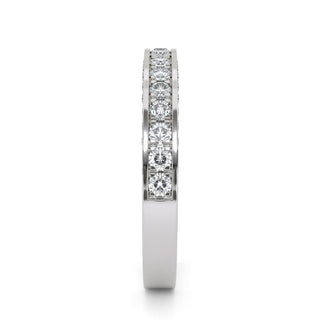 Twin Channel Diamond Band – Extra Large