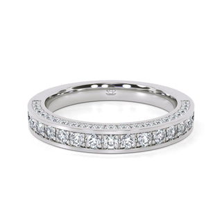 Twin Channel Diamond Band – Extra Large