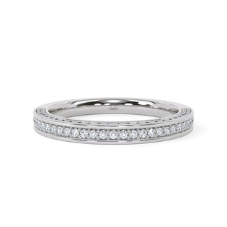 Contour Triple-Row Diamond Band – Extra Large