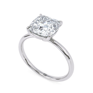 Crest Cushion Engagement Ring 2.5 ct