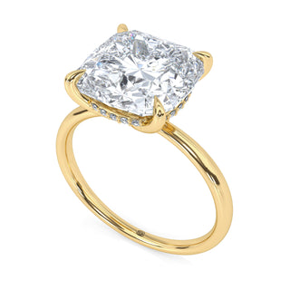 Ribbon Cushion Pavé Diamond Band 5.0 ct