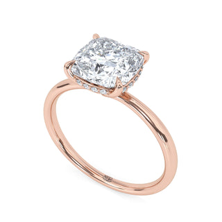 Ribbon Cushion Pavé Diamond Band 2.5 ct