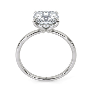 Ribbon Cushion Pavé Diamond Band 2.5 ct