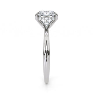 Ribbon Cushion Pavé Diamond Band 2.5 ct