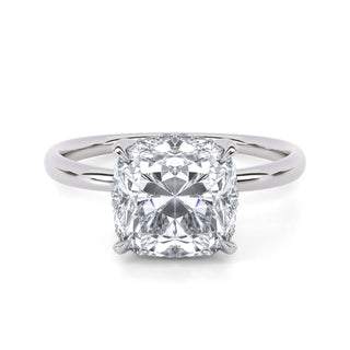 Ribbon Cushion Pavé Diamond Band 2.5 ct