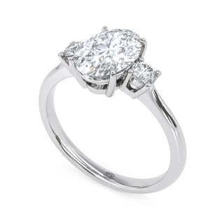 Mirage Oval Pavé Diamond Band 1.25 ct