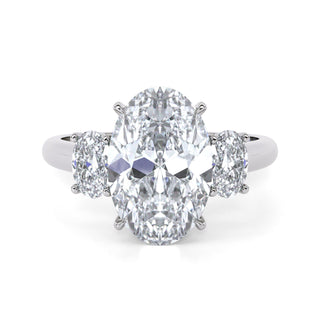 Horizon Oval Pavé Diamond Band 2.5 ct