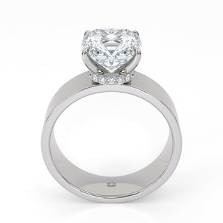 Flair Cushion Pavé Diamond Band 2.5 ct