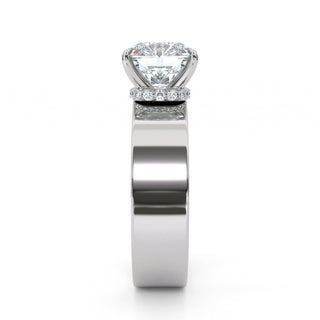 Flair Cushion Pavé Diamond Band 2.5 ct