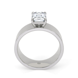 Emerald Classic Lab Diamond Engagement Ring 1.5 ct