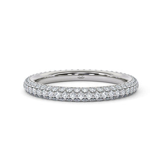 Atlas Pavé Diamond Band - Slim