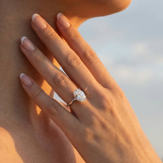 Oval Classic Lab Diamond Engagement Ring 3.0 ct