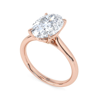 Lyra Oval Diamond Band 2.5 ct
