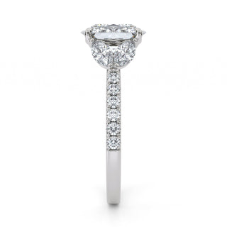 Solace Oval Pavé Diamond Band 1.5 ct
