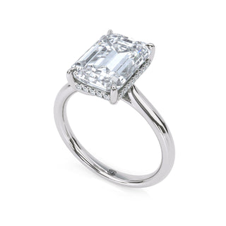 Comet Emerald Pavé Diamond Band 3.5 ct