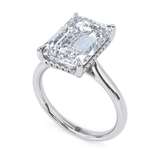 Comet Emerald Pavé Diamond Band 5.0 ct