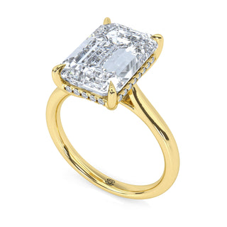 Comet Emerald Pavé Diamond Band 5.0 ct