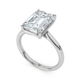 Lattice Emerald Pavé Diamond Band 3.5 ct