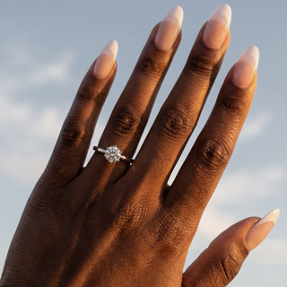 Round Cut Six-Prong Classic Engagement Ring 1.5 ct