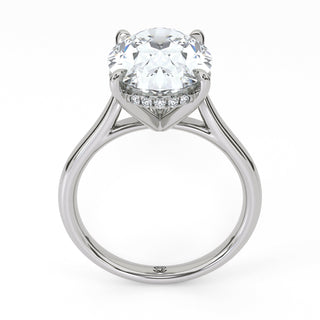 Oval Classic Lab Diamond Engagement Ring 4.0 ct