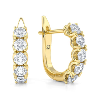 Halo Lab Diamond Earrings