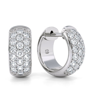 Pavé Lab Diamond Earrings