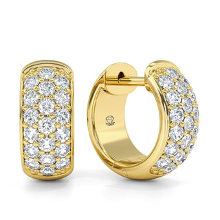 Pavé Lab Diamond Earrings